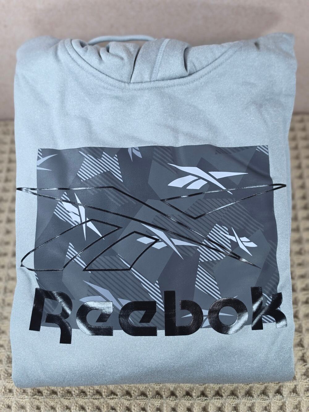 Reebok Framework Hoodie REM244FH20003 Men’s Large Grey Heather – NWT